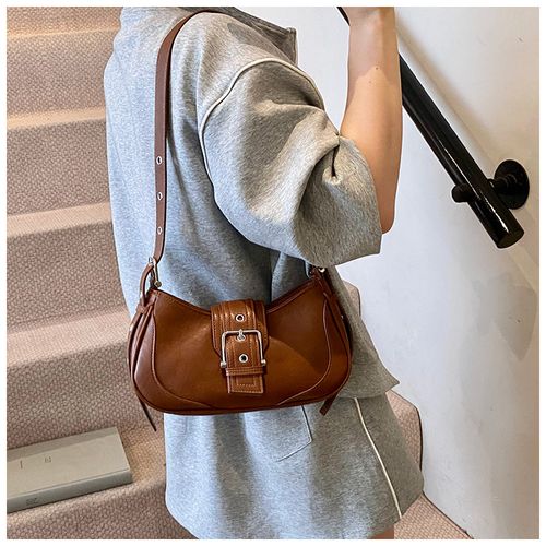 Shoulder Bags for Women Retro Crescent Hobo Handbag Y2K Underarm Purse