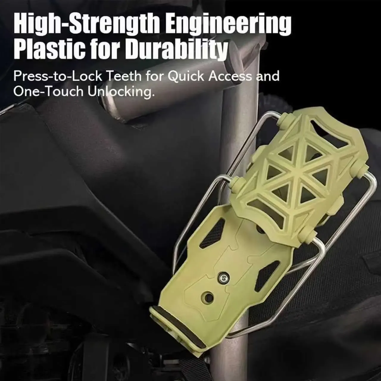 Self-Adjusting Cup Holder, 360° Rotatable Auto-Lock Self Adjusting Cup Holder, Bike Cups Holders Drink Holders, Adjustable Handlebar Crash Bar Mount Cups Cage for Cycling, Motorcycles