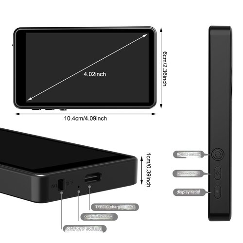 2025 New Wireless Magnetic Phone Selfie Screen - Live Stream Monitor for Influencers, Remote Shooting Mirroring Device for Rear Camera Selfies & Vlogging