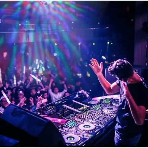 LED Stage Disco Light, Rotating DJ Ball Strobe Remote Sound Control Magic Dance Car RGB, Christmas Gift Party Club Laser Show Lamp, Night Light