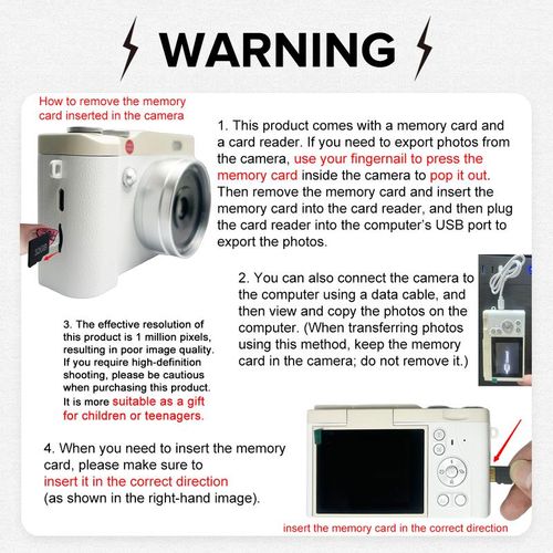 Portable Digital Cam, Student Camera, Pocket Camera, Portable Selfie Camera, 180° Degree Flip Screen Camera For Students, Entry-Level Digital Camera With 32GB Memory Card, Video, Photography, Perfect For Back-To-School Season, Thanksgiving New Year Gift