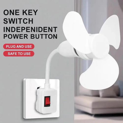 Instant Cooling Socket Fan - No Wiring Needed, Perfect for Kitchen, Bathroom & Garage