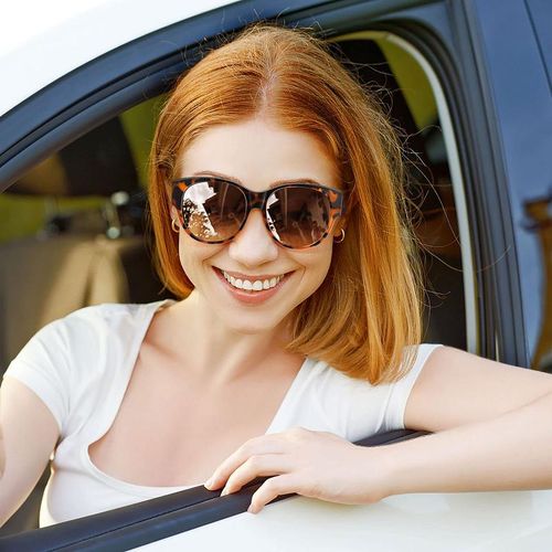 Fit Over Glasses Sunglasses for Women Men, Oversized Cat Eye Sunglasses Polarized 100% UV400 Protection