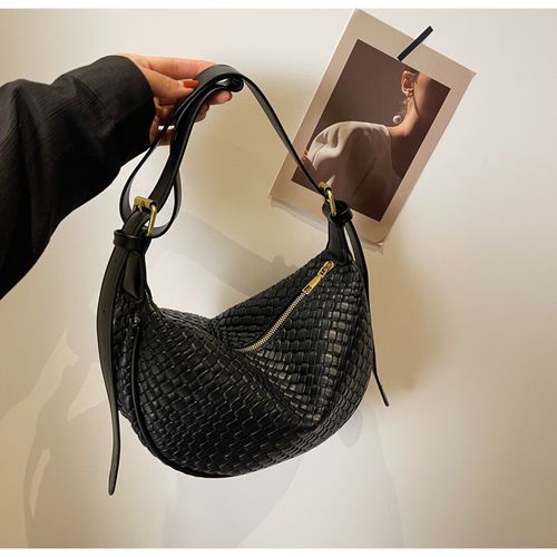 Woven Shoulder Bags for Women Tote Bags Retro Crossbody Bags Leather Luxury Purse Hobo Handbag with Adjustable Strap