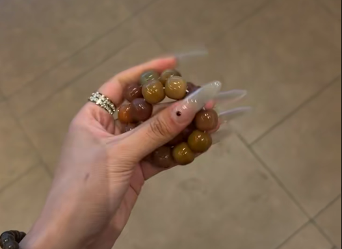 New Dunhuang Pattern Natural Bodhi Root Bracelet Student-Friendly Worry-Beads Authentic Buddhist Prayer Beads for Meditation