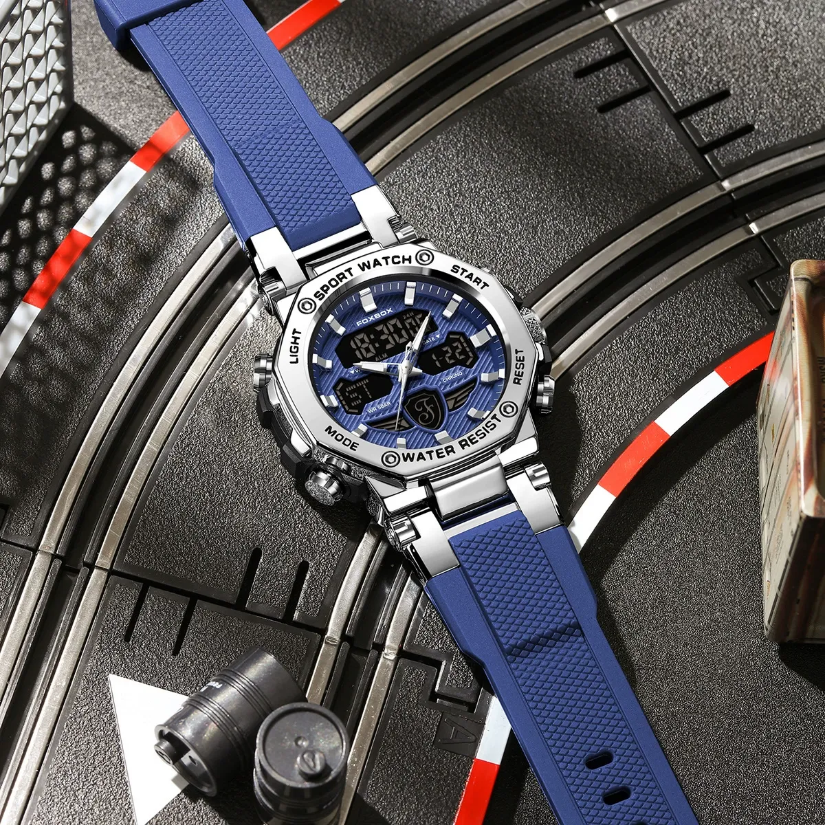 Men's Business Round Dial Analog Quartz Watch, Waterproof Wristwatch, Watch for Party, Daily Clothing Decor, Trendy All-match & Exquisite Watch for Birthday Gift with Box