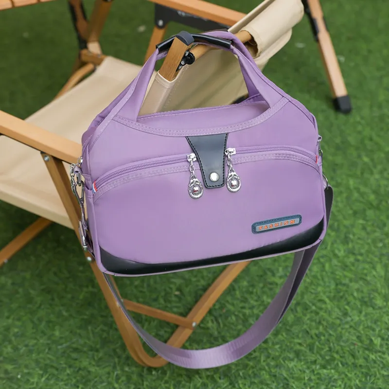 Stylish Lightweight Oxford Cloth Handbag for Women - Korean Fashion Single Shoulder Bag, Casual Large Capacity Water-Resistant Travel Crossbody Bag, Versatile Daily Tote