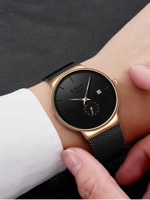 LIGE SLEEK MINIMALIST CASUAL MEN'S WATCH
