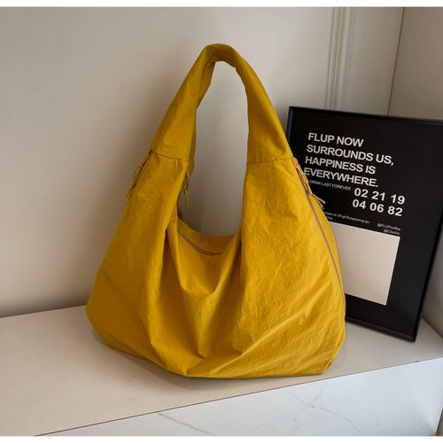 Women's Solid Color Textured Draped Tote Bag, Back To School, Large Capacity Shoulder Bag for Work & Daily Used, Casual Trendy Versatile High-quality Daily Commuting Bag