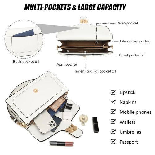 Women's Crossbody Bag - Lightweight, Large Capacity, Fashion Shoulder Bag for Daily Use