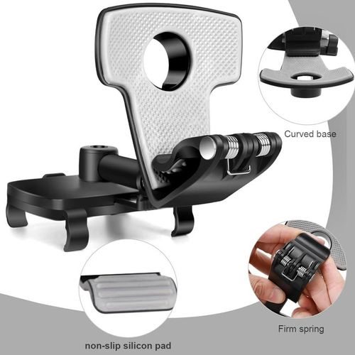 360 Rotating Clip Car Phone holder for Dashboard Clip, Car Mount Suitable For iPhone & Android And Other Smartphones Vent Mount