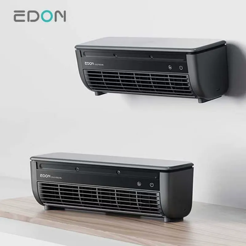 2025 New Edon Kitchen Air Cooler | Ice Superconductor Cooling Fan | Mist Humidifier | Portable Air Conditioner for Home Kitchen Black