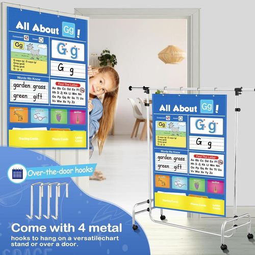 Alphabet Learning Pocket Chart Alphabet Wall Chart ABC Flash Cards Learning Games, Handwriting Practice Letter Tracing Learning Activities ,School holidays Must Haves