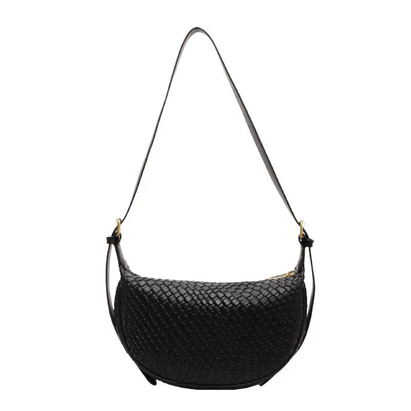 Woven Shoulder Bags for Women Tote Bags Retro Crossbody Bags Leather Luxury Purse Hobo Handbag with Adjustable Strap