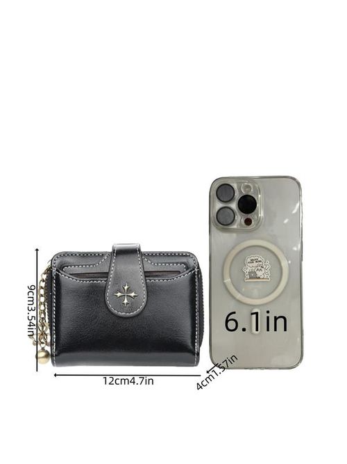 Women's Elegant Minimalist Short Wallet, All-match Trendy Mini Bifold Purse, Gorgeous Card Holder for Daily Use As Birthday Gift, Fashionable Wallet