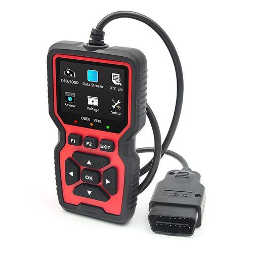 Car OBD2 Scanner Diagnostic Tool, Car Voltage Tester Engine Fault Code Scanner, Charging Tester Diagnostic Tool for OBDII-V519, Gifts, Repair, Digital Automotive Battery Relay Tester, OBD Port, Car Circuit Tester