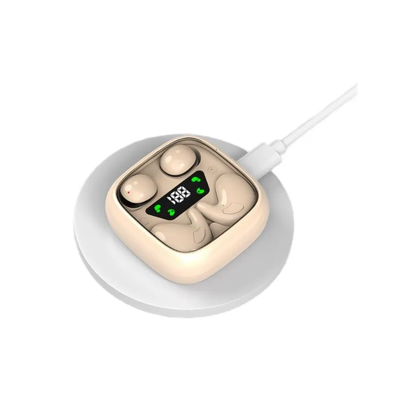 2-in-1 Dual Wireless Bluetooth Earbuds - Ultra-Small Mini Sleep Headphones, Extra-Long Battery Life, Universal for Men & Women, Comfortable In-Ear Earphones for Daily Use & Sleeping