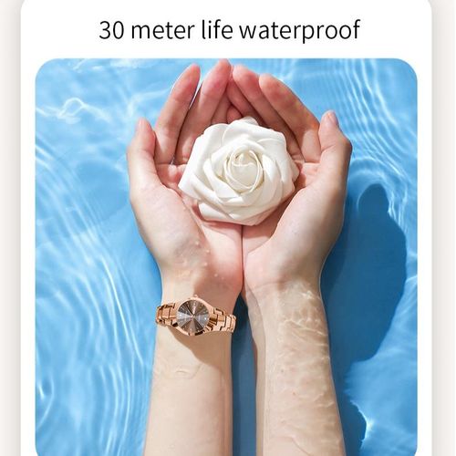 Womens Watch Ins Style Minimalist Design 2026 Valentines Day Gift Water Resistant Luminous Adjustable Strap Elegant Stylish Perfect for Gifting