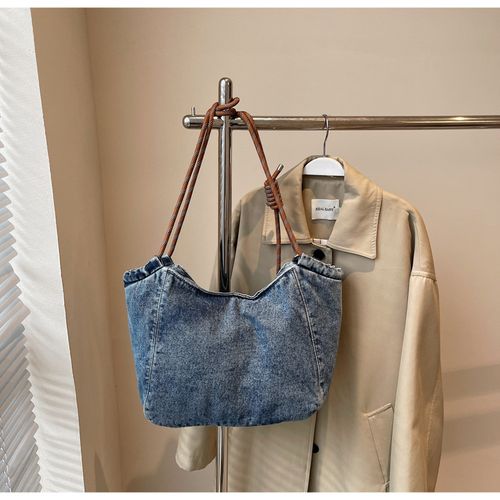 Women's Solid Color Tote Bag, Fashionable Large Capacity Shoulder Bag for Daily Used, Casual Trendy Versatile High-quality Daily Commuting Bag, Girl Fashionable Shopping Bag, Handbag Tote Bag