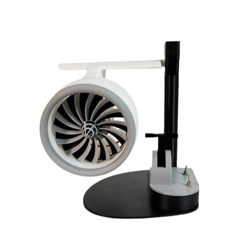 Turbo Fan Shaped Desktop Sprayer with Fan & Humidifier - Red Light Tail Flame Design, New Creative Plug-In Desktop Turbo Fan, Multi-Functional Cooling Humidifying Fan for Home & Office
