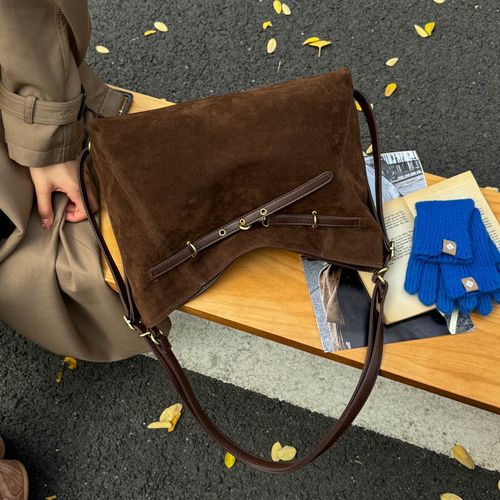 Women's Vintage Matte Tote Bag - 2025 New Autumn Winter Style, Large Capacity Convertible Bag, Single Shoulder & Backpack for Commute & Casual Use
