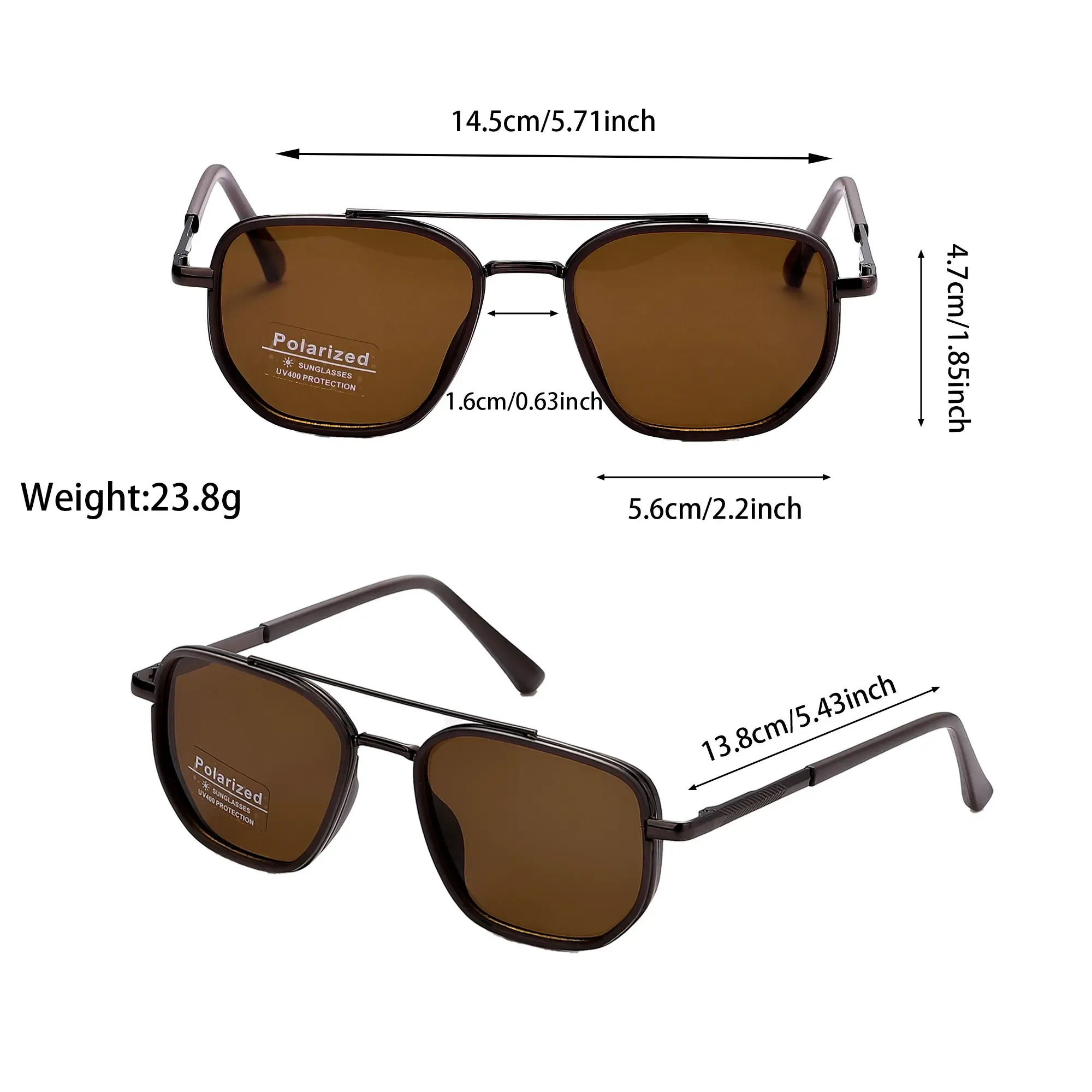 Back to School Sunglasses for Travel Use Fashion Fall Summer 2026 Geometric Frame Double Beam Sun Glasses Trends Travel Accessories summer Outfits summer Freshness Vacation Outfits summer Outfits 2026