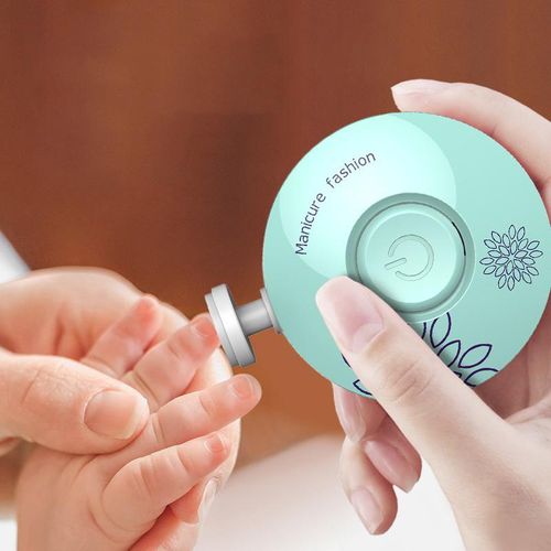 Electric Nail Care Tool, Nail Care Machine for Newborns, Teenagers & Adults, Wireless Nail & Foot Care Tool with Polishing Heads, Nail Trimmer