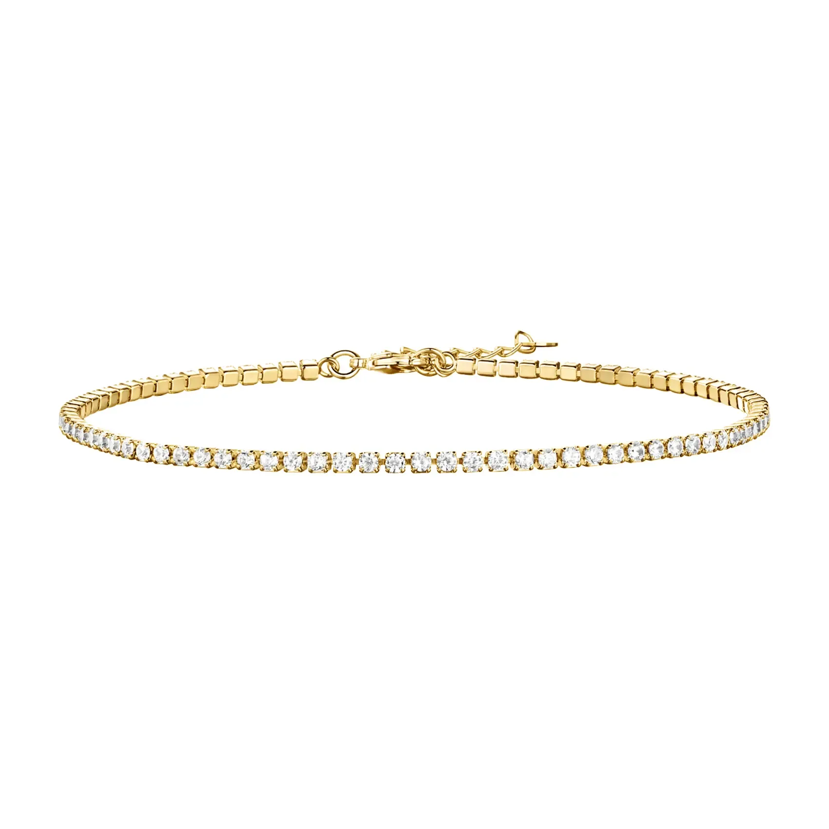 14K Gold Plated Anklets for Women - Tennis, Beaded, Station Ankle Bracelet - Summer Anklet Jewelry