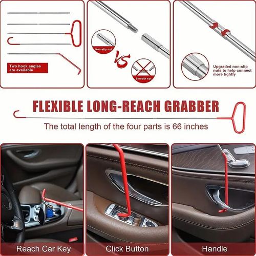 Car Repair Tool Kit Portable Automotive Tool Set With Carrying Bag For Cars & Trucks Professional Emergency Car Tools Door Dent Repair Tool