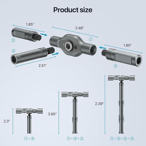 24 in 1 Magnetic Screwdriver Set,Rotary Ratchet Sscrewdriver Set, Multi-Function Repair Tool With Detachable Handle,DIY Enthusiast,Multifunctional Usage Scenarios