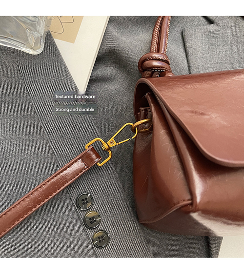 Simple Versatile Small Satchel Bag, Casual Flip Cover Clutch for Shopping & Commuting, Stylish Crossbody Shoulder Bag, Crossbody Clutch Purse