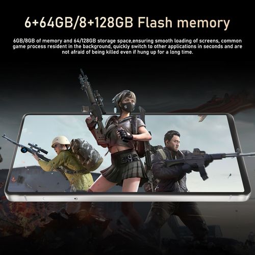 Fuffi-S24 Pro Smartphone, 6.8 Inch Android 12.0 Phone with Stylus, 6+64GB ROM, 8+20MP Camera, Dual Card, 4G Network Phone