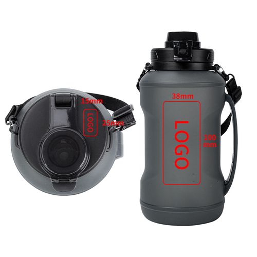 2L Large Capacity Silicone Collapsible Water Bottle - Portable Foldable Sports Flask with Handle for Outdoor Camping Hiking Travel