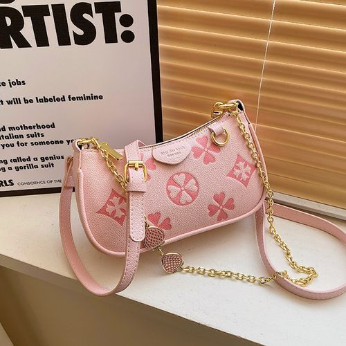 Women's Fashionable Patterned Bag, Elegant Embossed Bag, Stylish Crossbody Bags with Adjustable Strap, Casual PU Leather Zipper Shoulder Purse for Daily Use and Commuting, Trendy Versatile High-Quality Bag