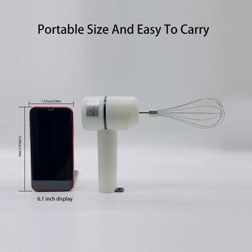 Electric Hand Whisk With USB Charging, Multi-Functional Kitchen Gadget for Baking & Mixing