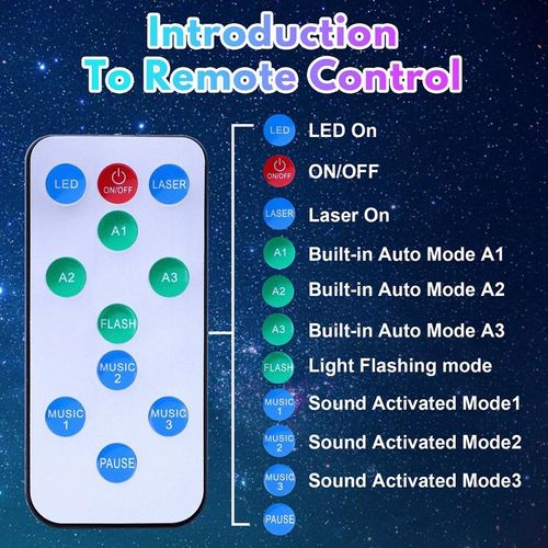 Disco Party Light DJ Laser Projector Light RGB Disco Light Red and Green Pattern Light Strobe Light for Home Room Dance Party Birthday Karaoke Halloween Christmas Wedding Show Club Decoration Laser Projector