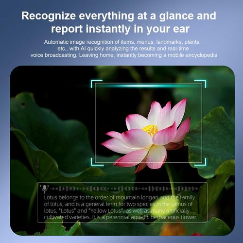 Smart Bluetooth Glasses with Camera, 1080p Video Recording Wearable Glasses, Multifunctional Wireless Audio Glasses with Headphone, Outdoor Sports Camera Sunglasses with Intelligent Voice Assistant, Anti-blue Light Protection Eyeglass