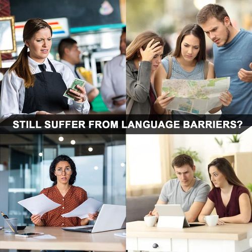 AI Language Translator Device | 138 Languages, Real-Time Voice & Photo Translation | Offline Mode & Touchscreen | Perfect for Travel & Business