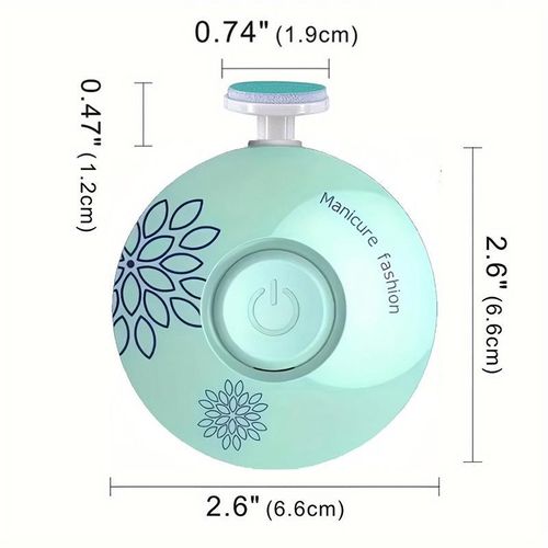 Electric Nail Care Tool, Nail Care Machine for Newborns, Teenagers & Adults, Wireless Nail & Foot Care Tool with Polishing Heads, Nail Trimmer