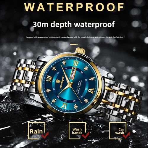 Men's Business Casual Quartz Watch with Round Dial — Stylish Business Series. A versatile and trendy choice suitable for daily wear, as well as an ideal accessory for birthday gifts and party outfits. (Watch box not included.)