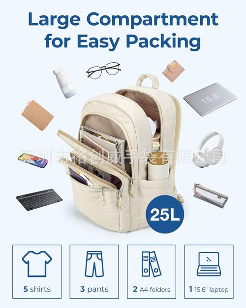 New Hot-Selling Laptop Backpack - 15.6 Inch Water-Resistant Travel Backpack, Large Capacity Checkered Outdoor Backpack, School Bag & Dual-Use Shoulder Bag for Laptops