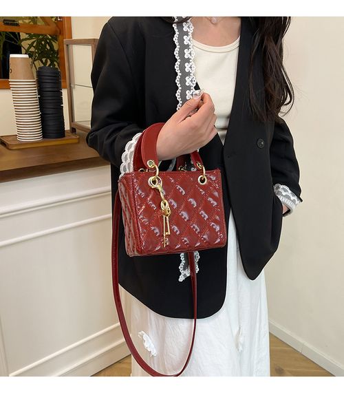 Women's Elegant  Decorated Handbag, Fashionable PU Leather Crossbody Bag for Daily Used, Casual Trendy Versatile High-quality Daily Commuting Bag