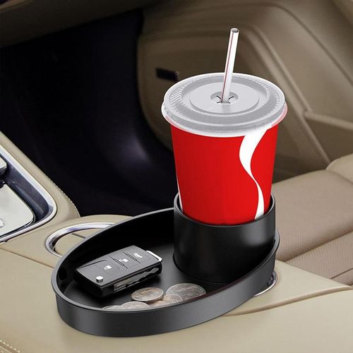 Car Seat Snack Tray, 360° Cup & Travel Tray for Car Seat, Booster, and Road Trip, Car Seat Attachment, Car Interior Accessories