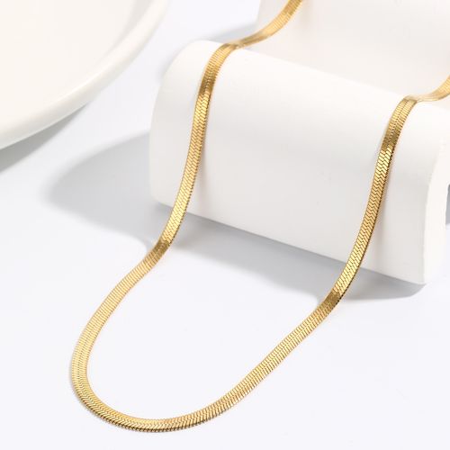 Spring Summer Jewelry, Exquisite Gold Necklaces for Women, Dainty Gold Herringbone Choker Necklace Thin Layered Snake Chain Jewelry for Gifts and Teen Gifts