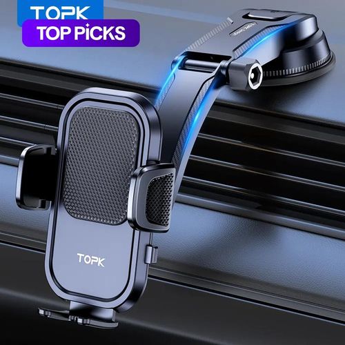 360° Rotation Suction Cup Car Phone Holder, Car Navigation Bracket For Dashboard, Universal Adjustable Phone Holder Mount, Hand Free Mount for Car Dashboard