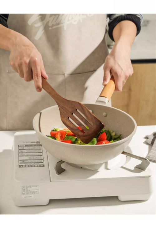 Wooden Utensils Set, 5pcs Non-stick Cooking Utensils, Kitchen Utensils Set for Home Use