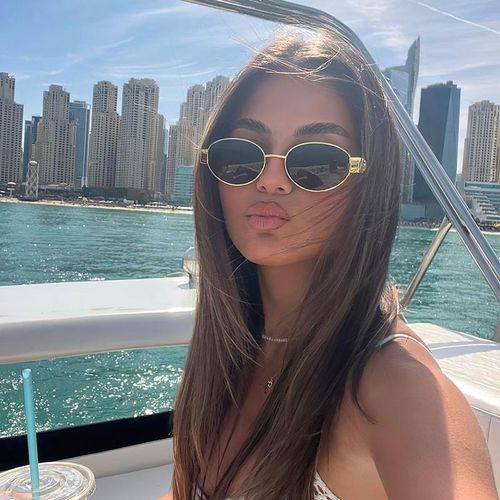 modern fashion styling accessory Christmas gifts Vintage Oval Sunglasses Women's Men's Fashion Sunglasses Classic Shades