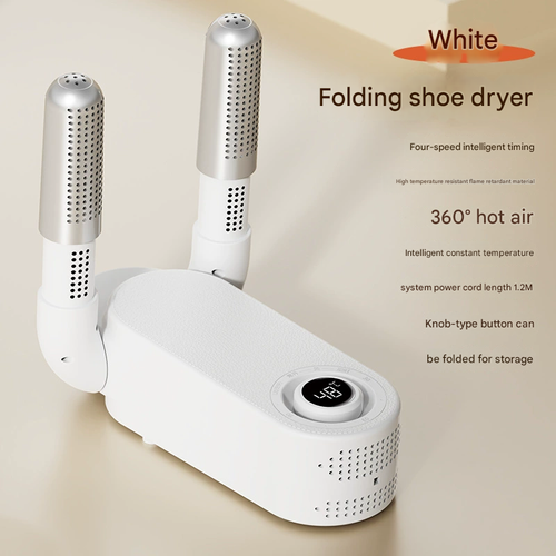 Smart UV-C Sterilizing Shoe Dryer Foldable & Telescopic Design  360° Fast Dehumidifier for Home & Travel  Safe Auto-Off Timer & Odor-Eliminator