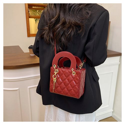 Women's Elegant  Decorated Handbag, Fashionable PU Leather Crossbody Bag for Daily Used, Casual Trendy Versatile High-quality Daily Commuting Bag