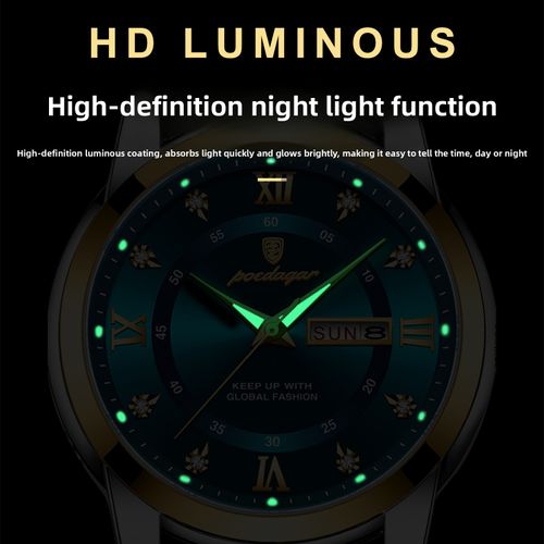 Men's Business Casual Quartz Watch with Round Dial — Stylish Business Series. A versatile and trendy choice suitable for daily wear, as well as an ideal accessory for birthday gifts and party outfits. (Watch box not included.)